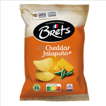 Chips saveur Cheddar Jalapeno - Kartoffelchips - Chips - Bretagne - BZH - Bretagne Allerlei